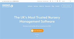 Desktop Screenshot of connectchildcare.com